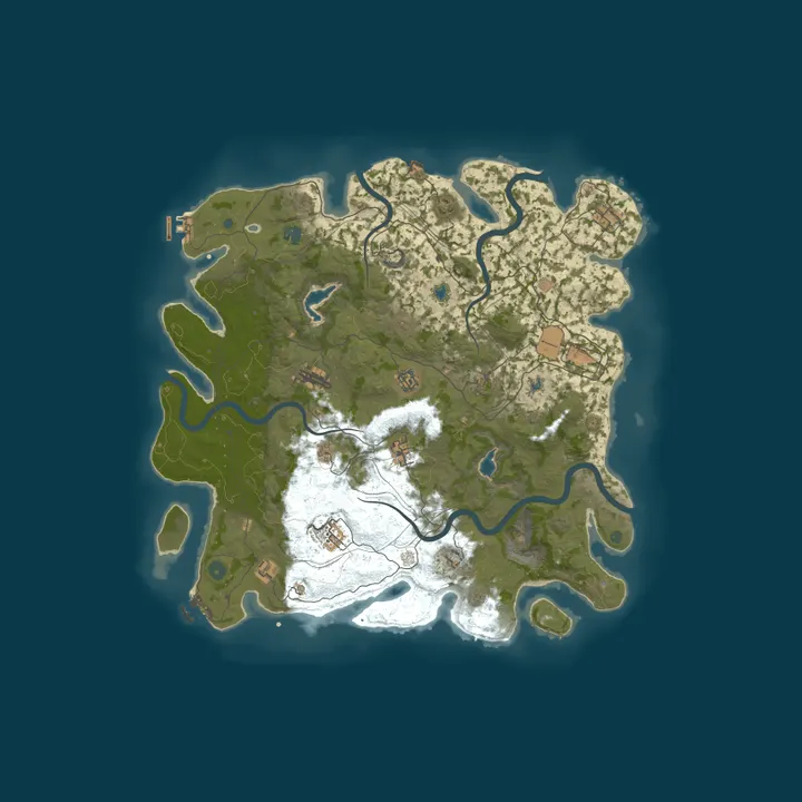 Map of draatman,s Rust server | ZA