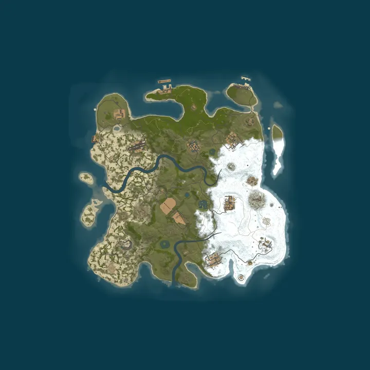 Map of Survivors Rust Duo's | 4X Bi-Monthly | cases | shop | vehicles