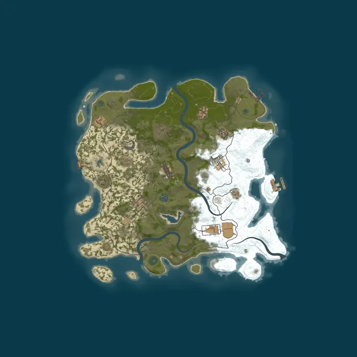 Map of Diddys Den- Solo or Duo Only! - Low pop and Big map - Vanilla- 