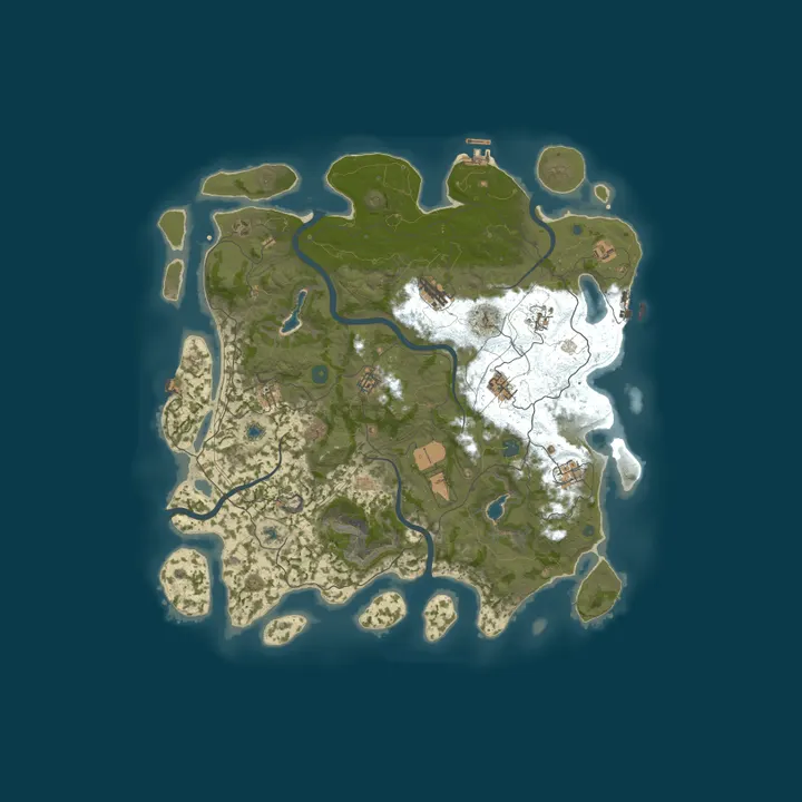 Map of My RUST Server
