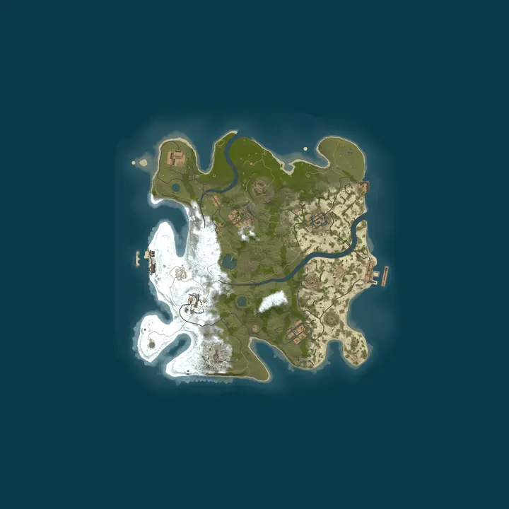 Map of UCloud Game Zone Rust Server