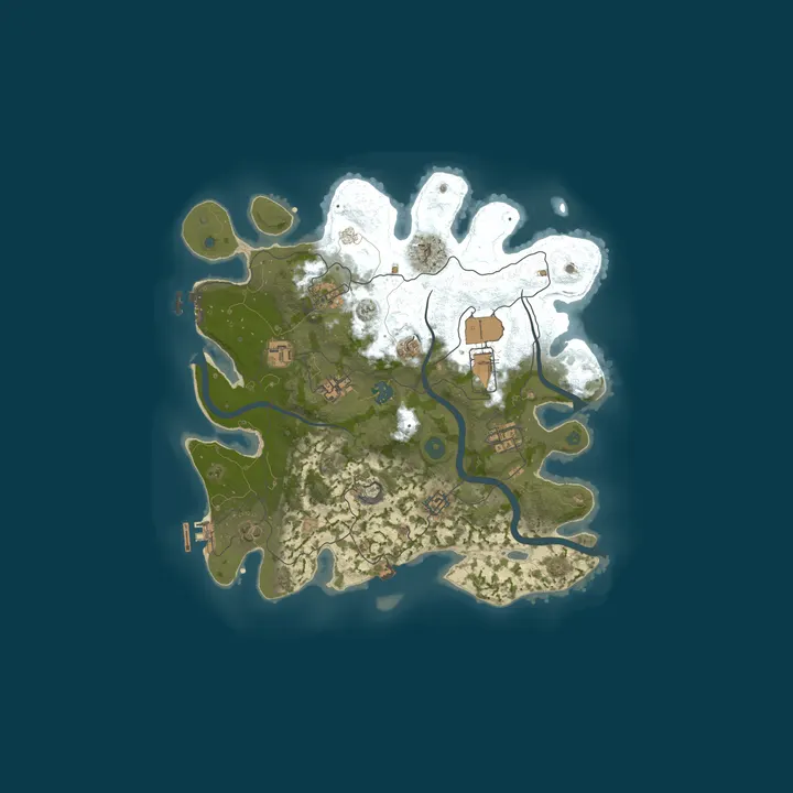 Map of My Untitled Rust Server