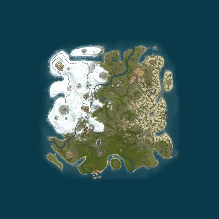 Map of HappyLemon Rust