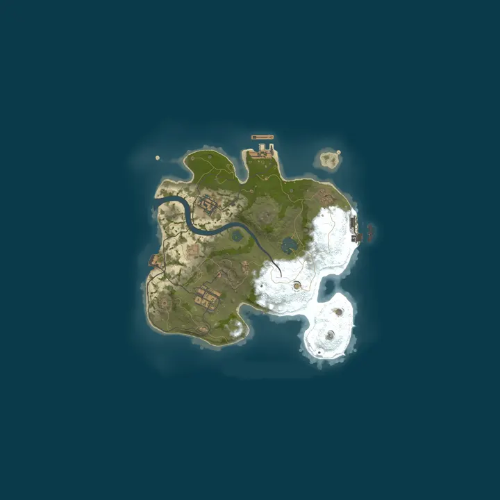 Map of Rustwood | Vanilla+ | Small Community solo/duo