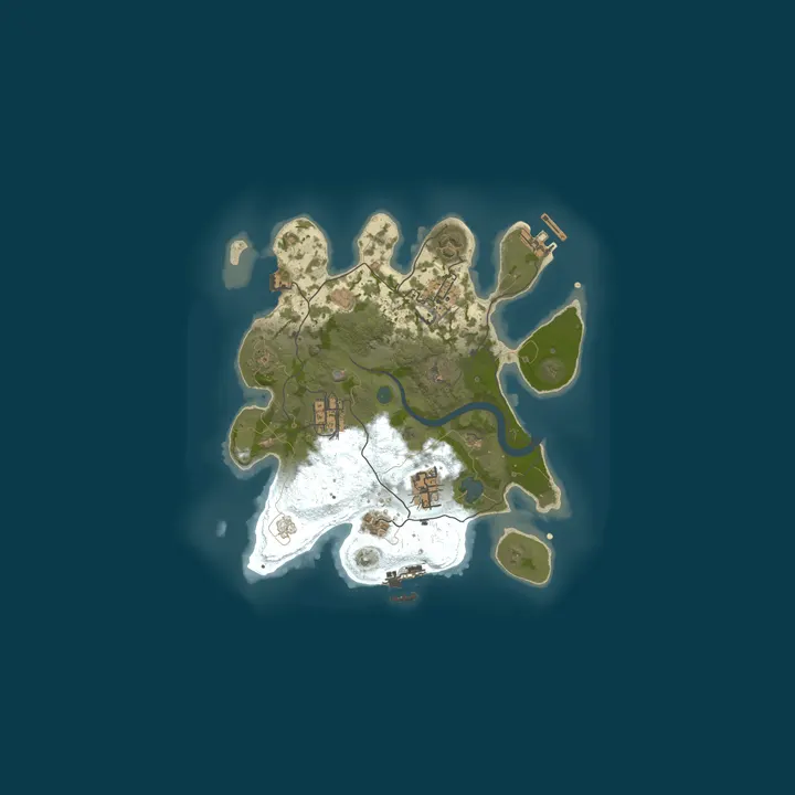 Map of A Rust Server