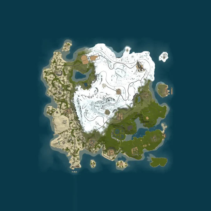 Map of FunHaven PVE | Skilltree| Keepondeath| Custommap| Raidablebases
