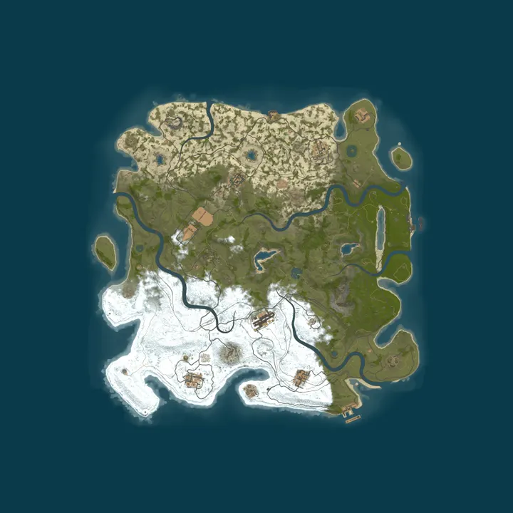 Map of [GER/PVE]DKW6 - DieKeinerWollte|Zlevel|Loot+|QSmelt|Skins|TP|SN
