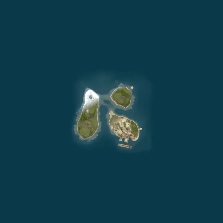 Map of A Shockbyte Rust Server