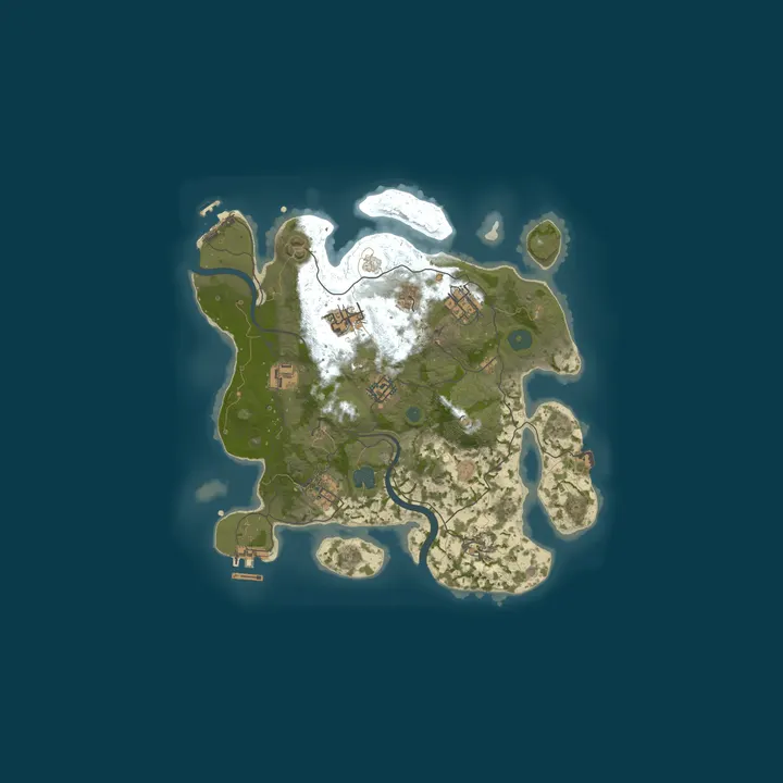 Map of Classic MoscowRust|Для новичков|Без модов