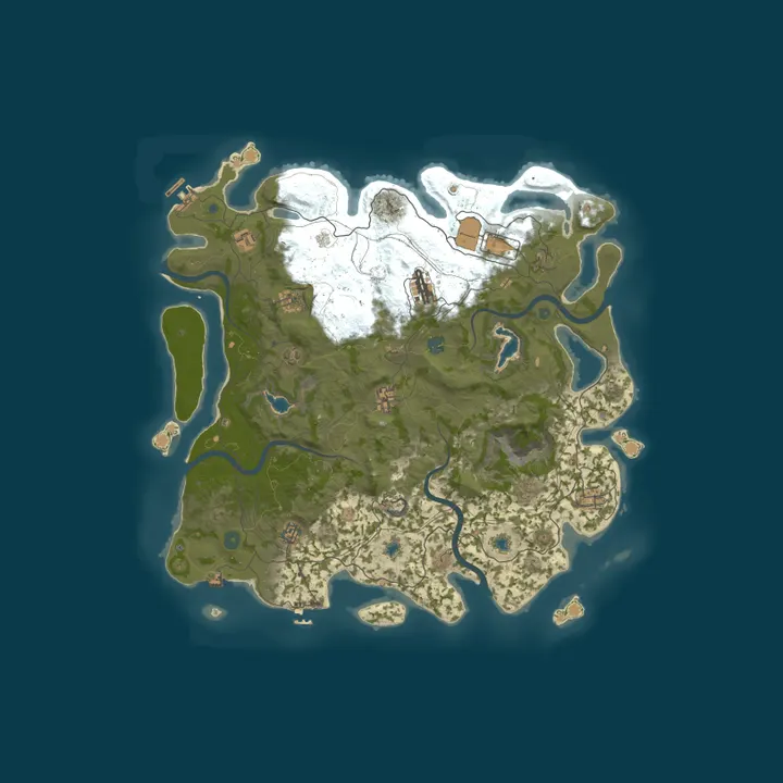 Map of [GER] PVE | Rust in Peace | Anfängerfreundlich