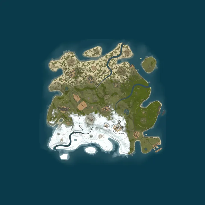 Map of Legacy Rust 2x | JUST WIPED |