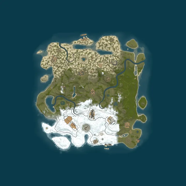 Map of SHARK 5X | 4250 Map | SOLO ONLY | KITS | CHILL | Fresh Wipe