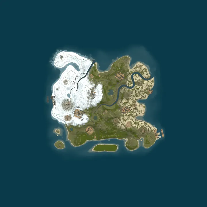 Map of Rust Solo /Duo