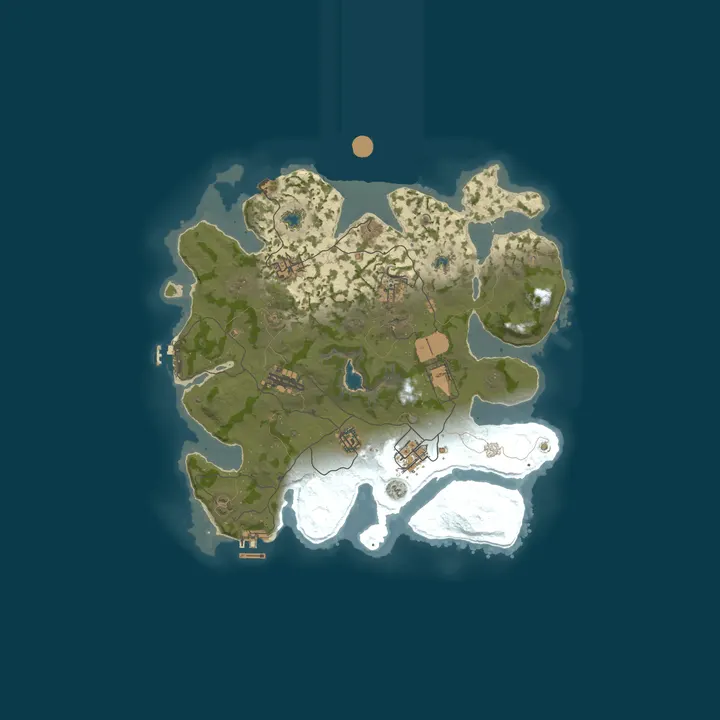 Map of A Shockbyte x Discord Production Rust Server