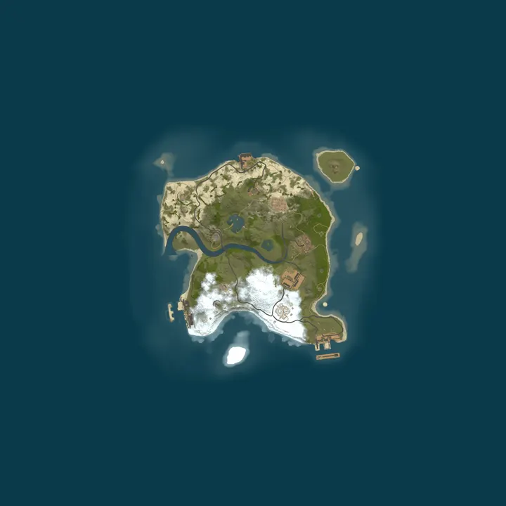 Map of Pine Hosting - Rust Server