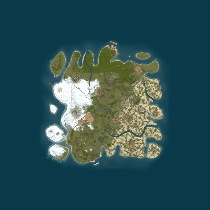 Map of Rust Server - Community