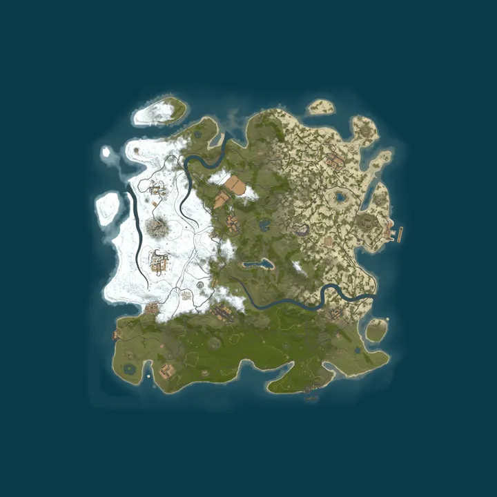 Map of Project Nova PVE - Raidable Bases - Skilltree - Skip Nights