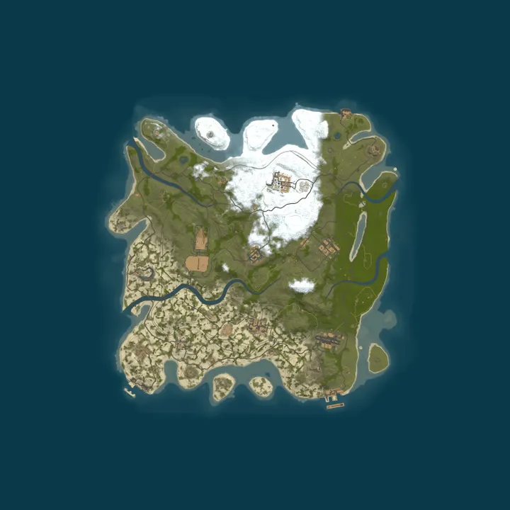 Map of EU Rusty Bear 2x Quad | Vanilla+ | Noob Friendly | Low Pop