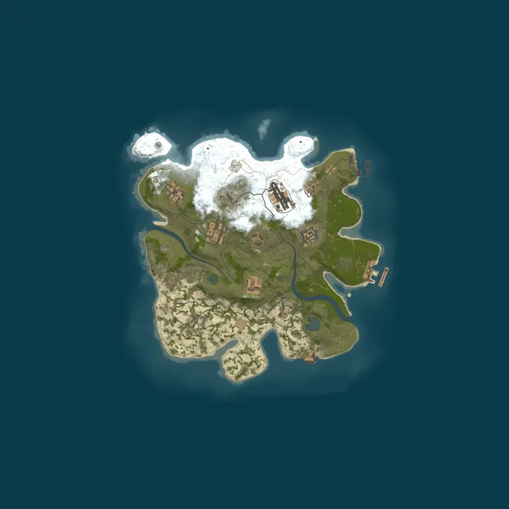 Map of Mr.Rust Server