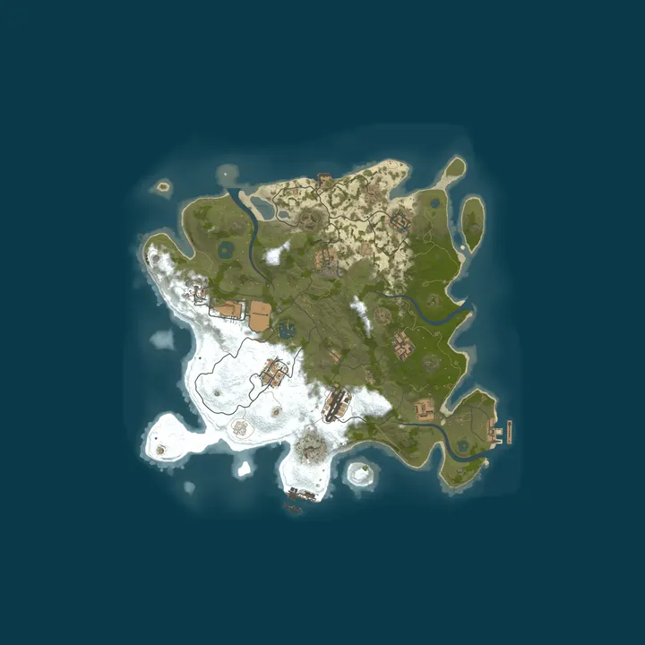 Map of REGION RUST | КУРСК | x2 MODDED | TP | KITS | SHOP
