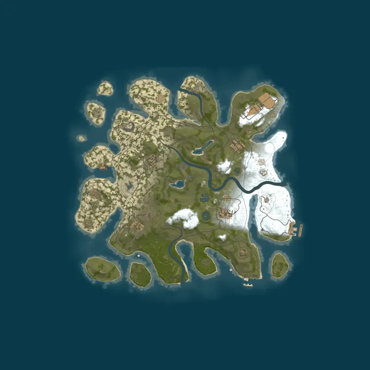 Map of [GER/ENG] Blackout Rust|PvP Weekend Raids|24/7 PvE Raids|Max 4