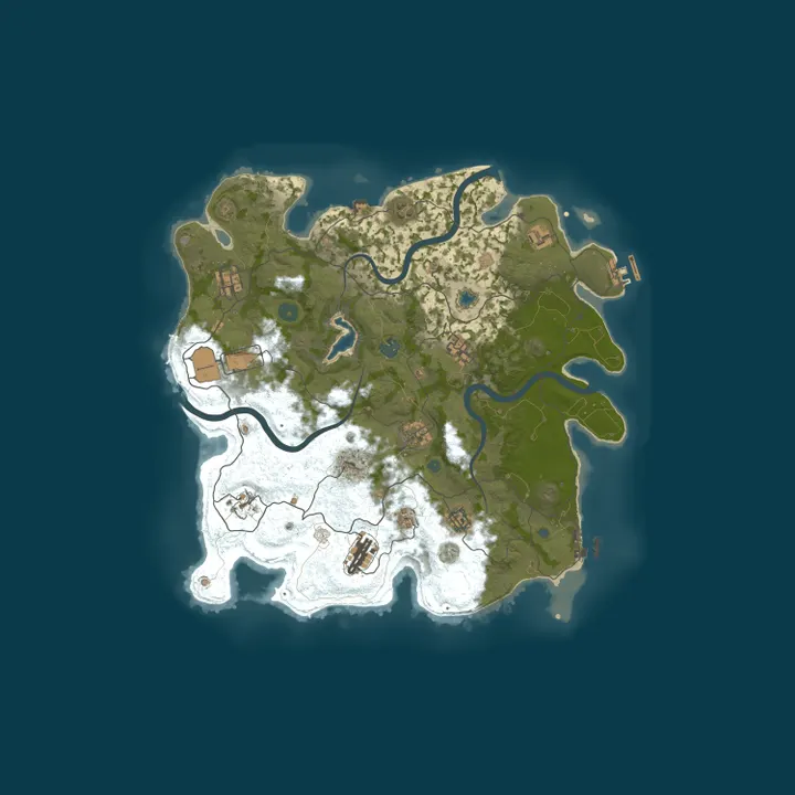 Map of Hazma Rust #2 - Semi Vanilla 2x (Squad)