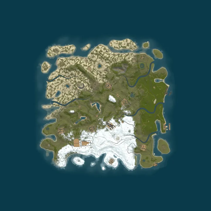 Map of RUST – POSLEDNÍ SIGNÁL | CZ/SK PvE