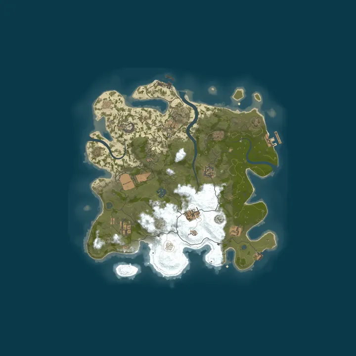 Map of [EU] Platinum Rust X2 | Solo/Duo/Trio | Kit | TP | UP | Home
