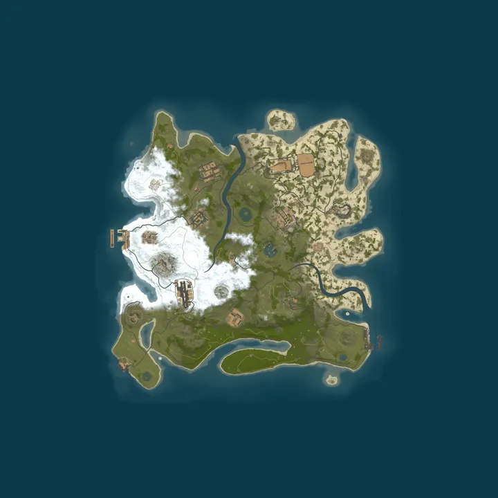 Map of [RU] RUSTCOLA #7 Happis X3/X5, Max 2 | ВАЙП 09.10