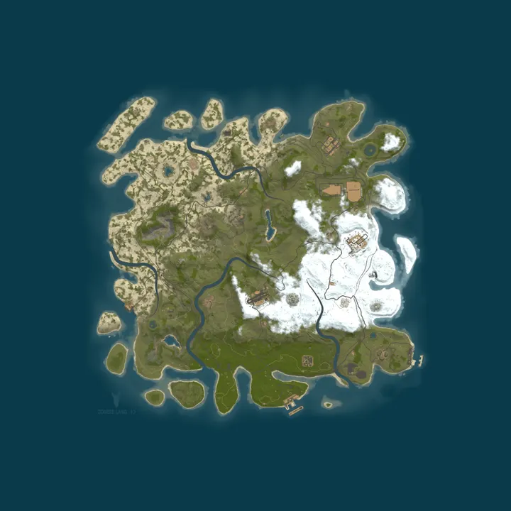 Map of Zombie Land Terminus PVE | Raids | Skills | Events | Custom Map