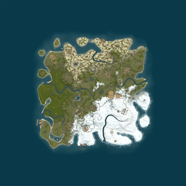 Map of ZOOM RUST #2 - Modded 2X | Киты | Вайп 08.10