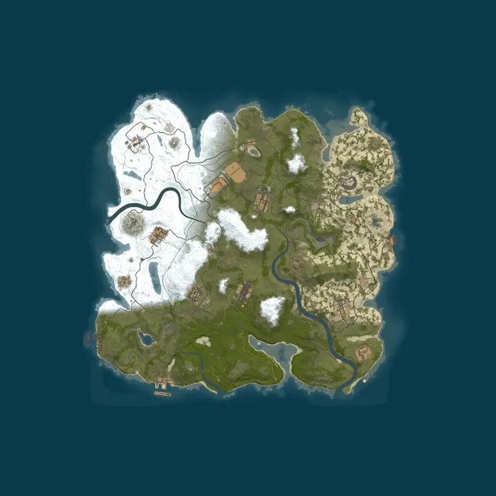Map of Rusticated.com - EU | 2x Vanilla | Thursday | Shared Bps | 10/8
