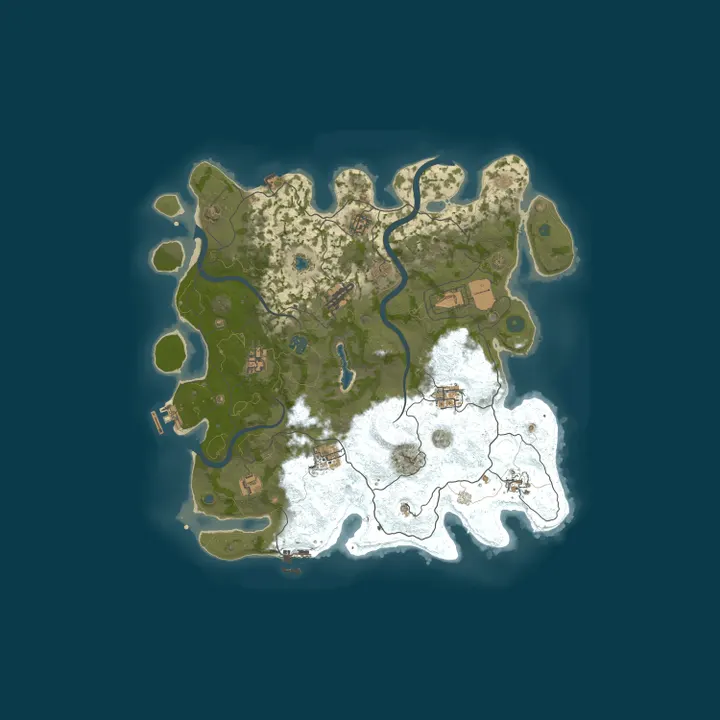 Map of Sakh Rust Modded X5