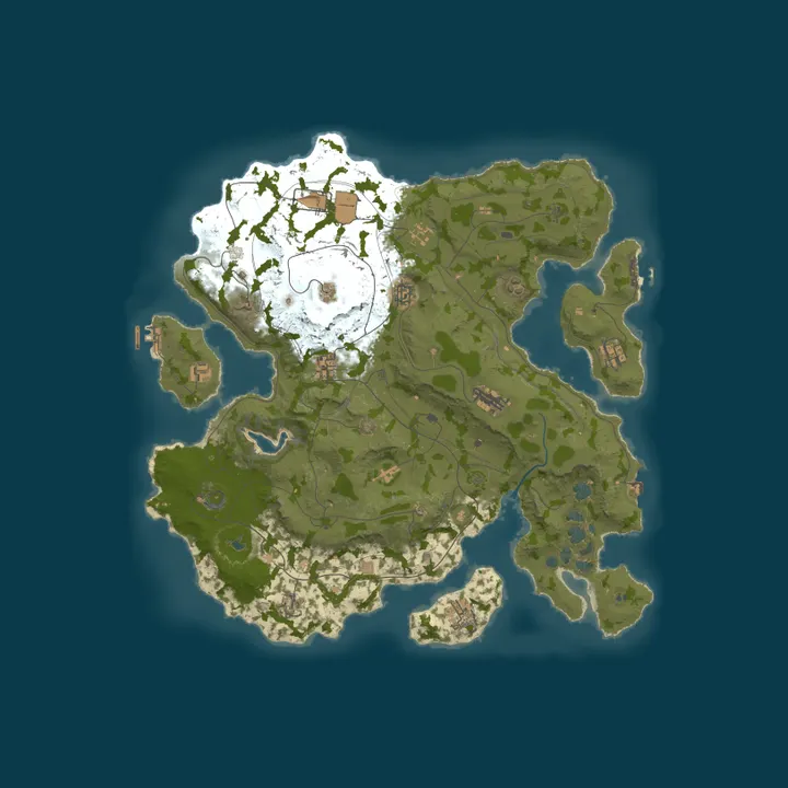 Map of RUSTILA PVE | SKINDROP | RAIDS | SKILL | KIT | TP | WIPED 1.10