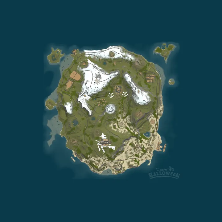 Map of Rust Holidays #1st - PvE - Skill Tree/Events/Kits/Shop/Quest/an