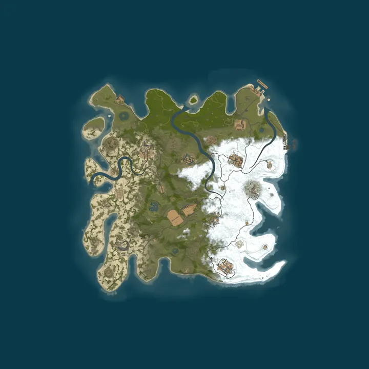 Map of [EU/TR]Master Rust 3x Solo/Duo/Trio/Lootx3/Share BPs/WİPED