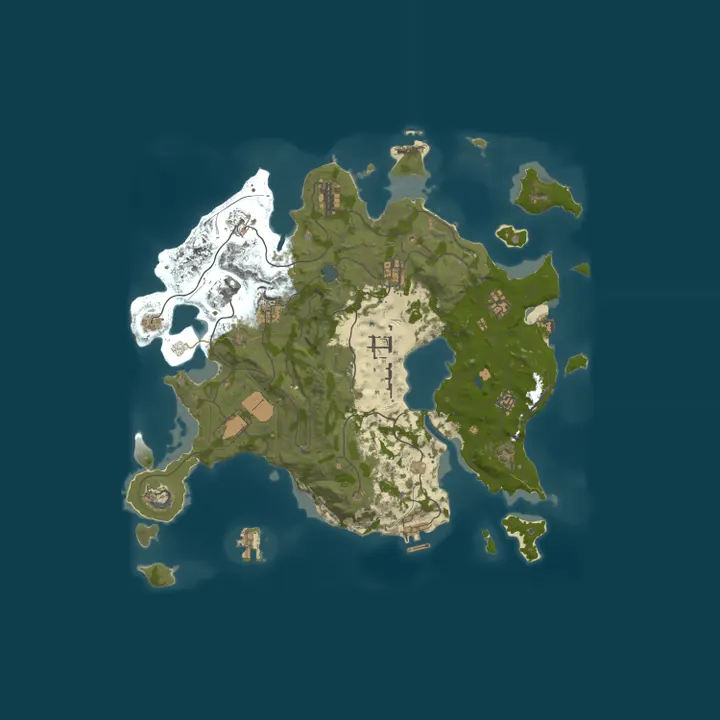 Map of My Untitled Rust Server