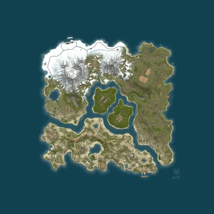 Map of My Rust Server