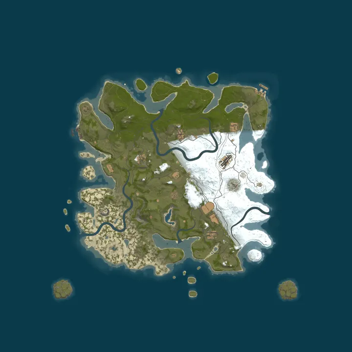 Map of EU Markiii-Rust PVE | 900+ Raids | Custom Weapons | Markiii-Pro