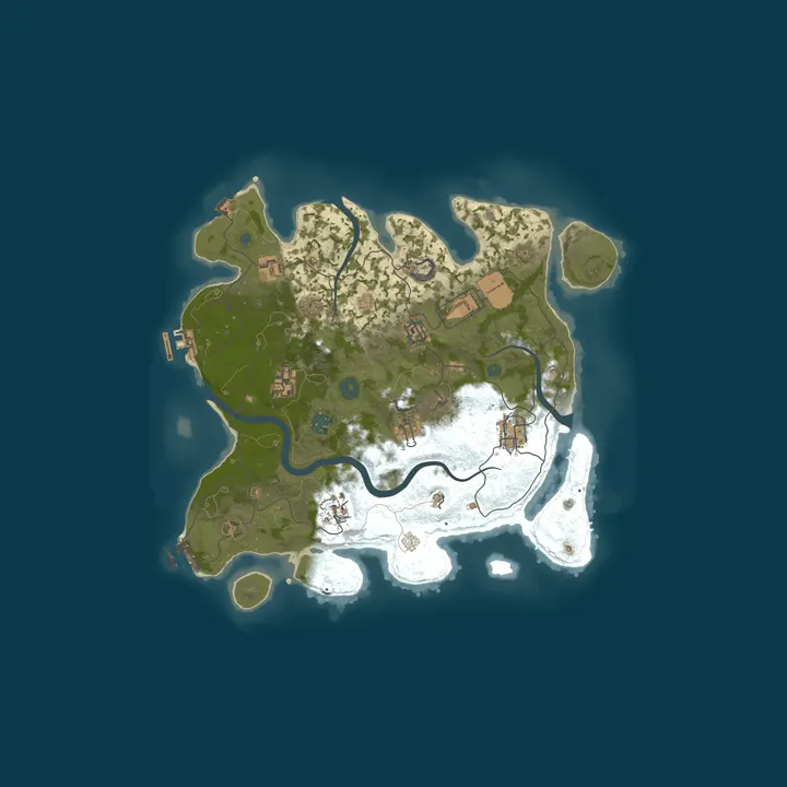 Map of Rust BLACKOUT | Solo/Duo | x2 - 15.10.26