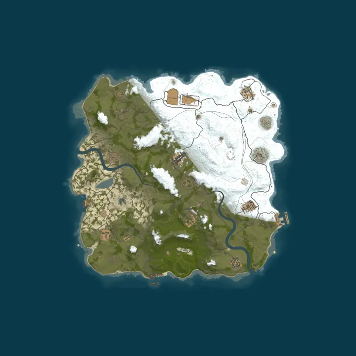Map of SURVIVORS.GG #1 [ 2x Solo/Duo/Trio/Quad ] WIPED 12.10