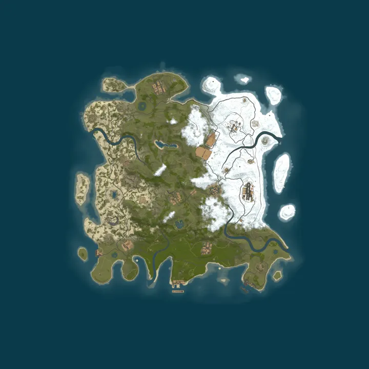 Map of 404 RUST 2X SOLO/DUO | ВТ | ДЛЯ НОВИЧКОВ 13.10