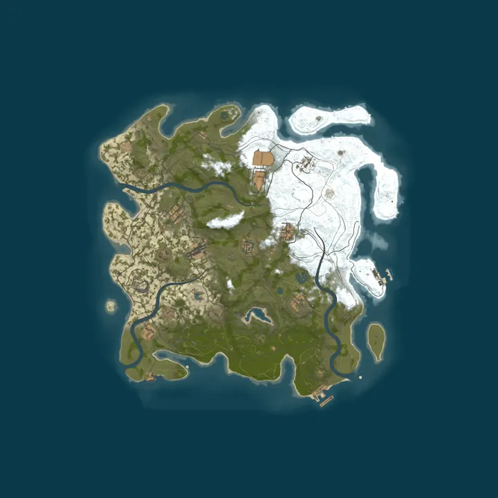Map of 666 RUST 2X|ДЛЯ НОВИЧКОВ|ПИТЕРСКИЙ 12.10