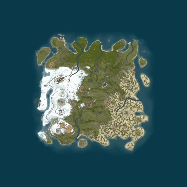Map of 404 RUST SOLO/DUO/TRIO | ПН | ДЛЯ НОВИЧКОВ 12.10