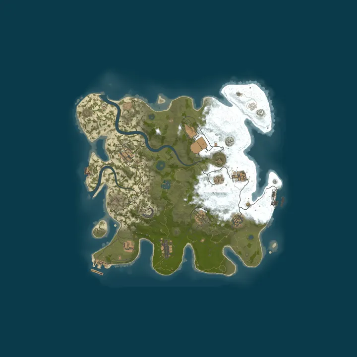 Map of № 3 ZERO ZONE 3 /x10/PVE-PVP/InstaCraft/02.10 Wipe