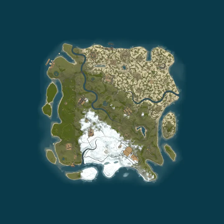 Map of [RU]Fish Rust X2| Для новичков |Nolim |Vanilla