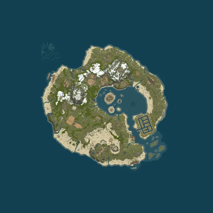 Map of VORTEX RUST 3X  MAX 6 [FPS+/TP/SETHOME/CASTA MAP/TRADE]