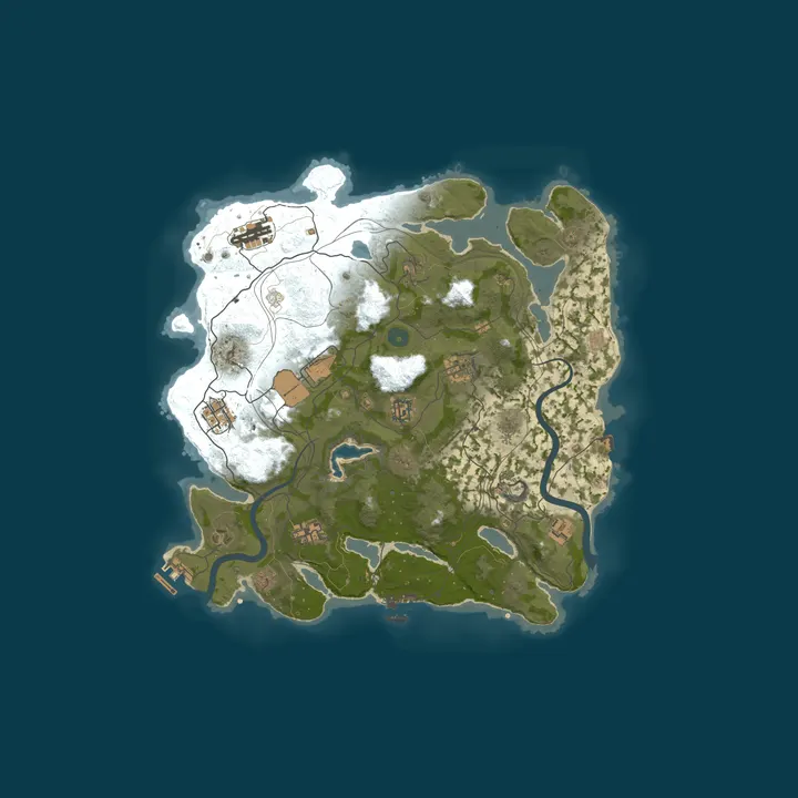 Map of [EU] WizzRust.com 1x Main | Noob Friendly | Wiped 01/10