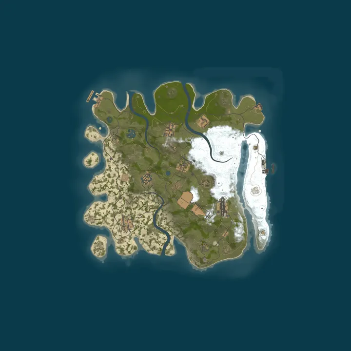 Map of Caribbean Wipeout | Staging | Fresh Wipe