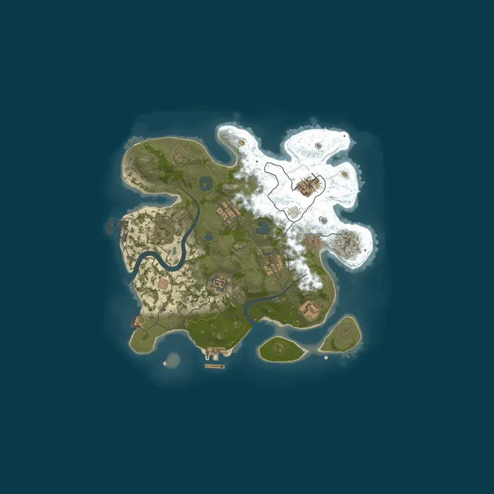 Map of The Rust Server